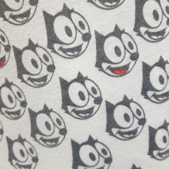 Felix The Cat shirt Small all over print cartoon retro style graphic cotton Y2K - Picture 9 of 12